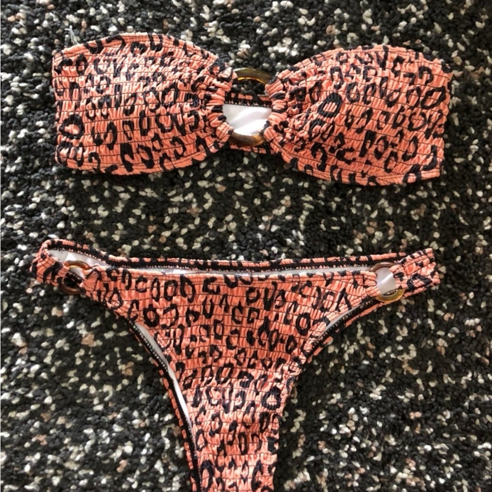 Leopard Print Bikini Set - Picture 2 of 6